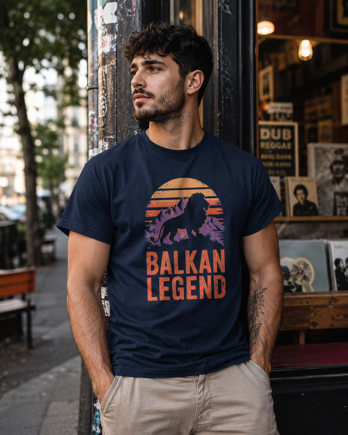 Balkan Legend Lion Crest T-Shirt