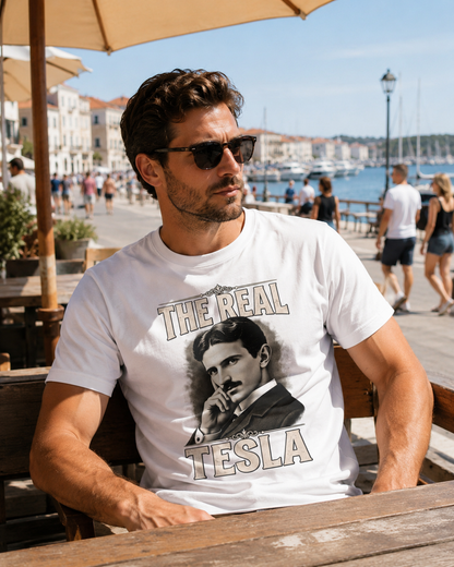 The Real Tesla Graphic T-Shirt