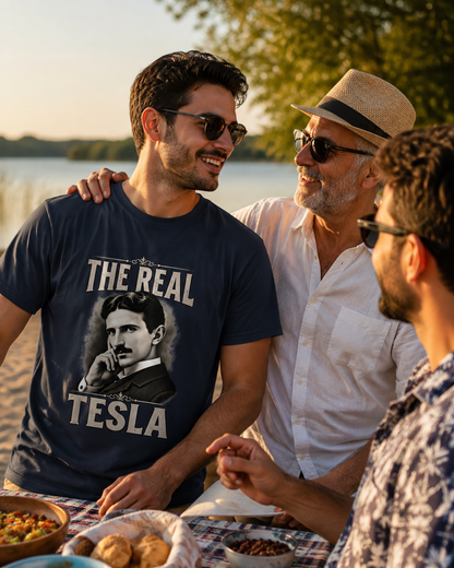 The Real Tesla Graphic T-Shirt