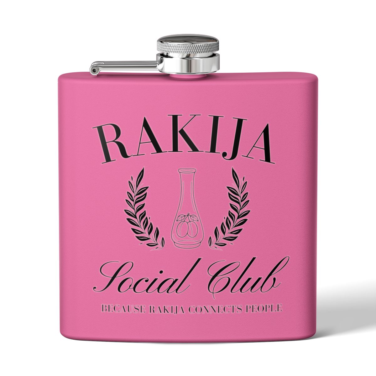 Rakija Social Club Flask for Beverage Enthusiasts