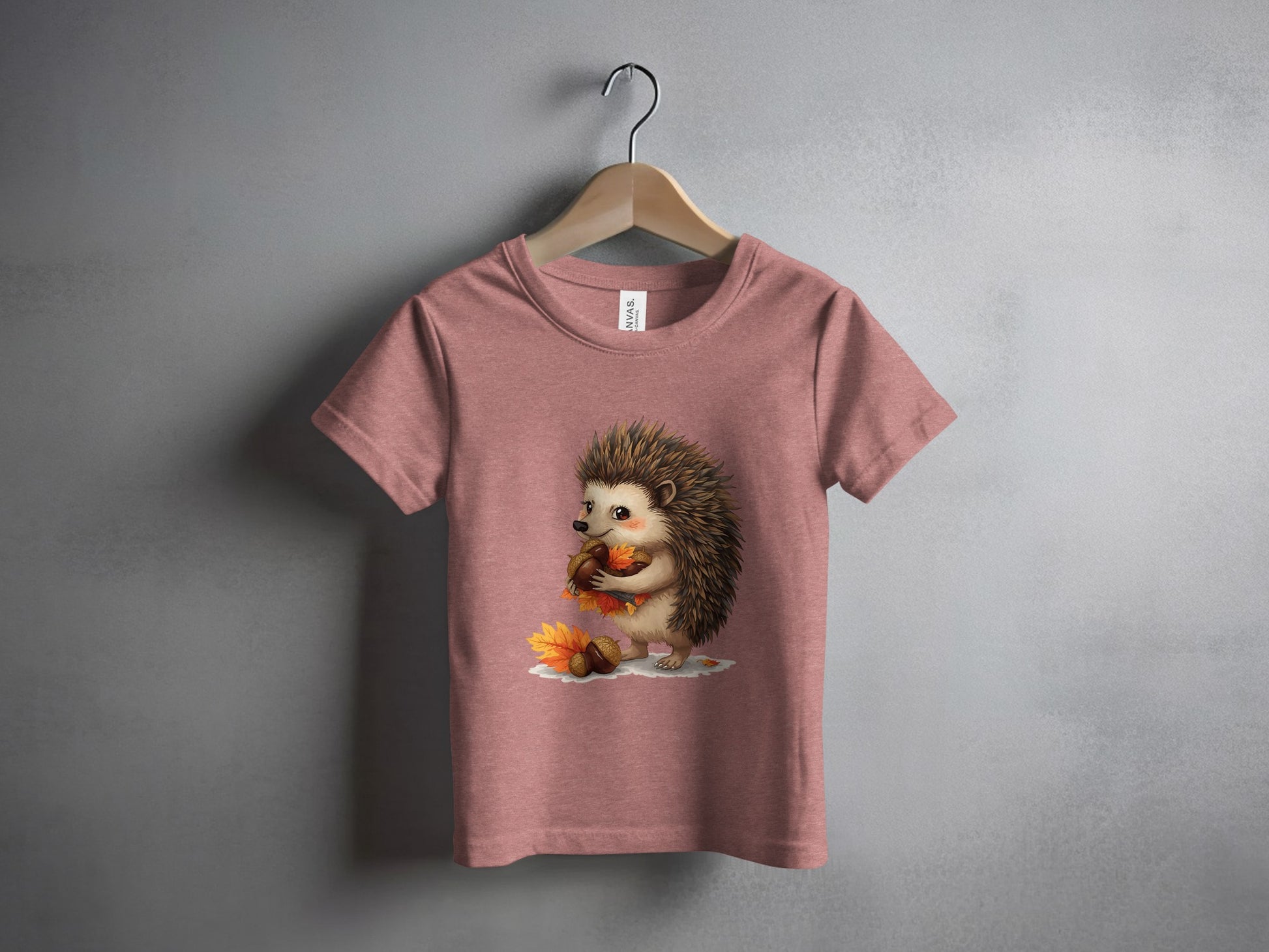 Adorable Hedgehog Print Kids Graphic T-Shirt product