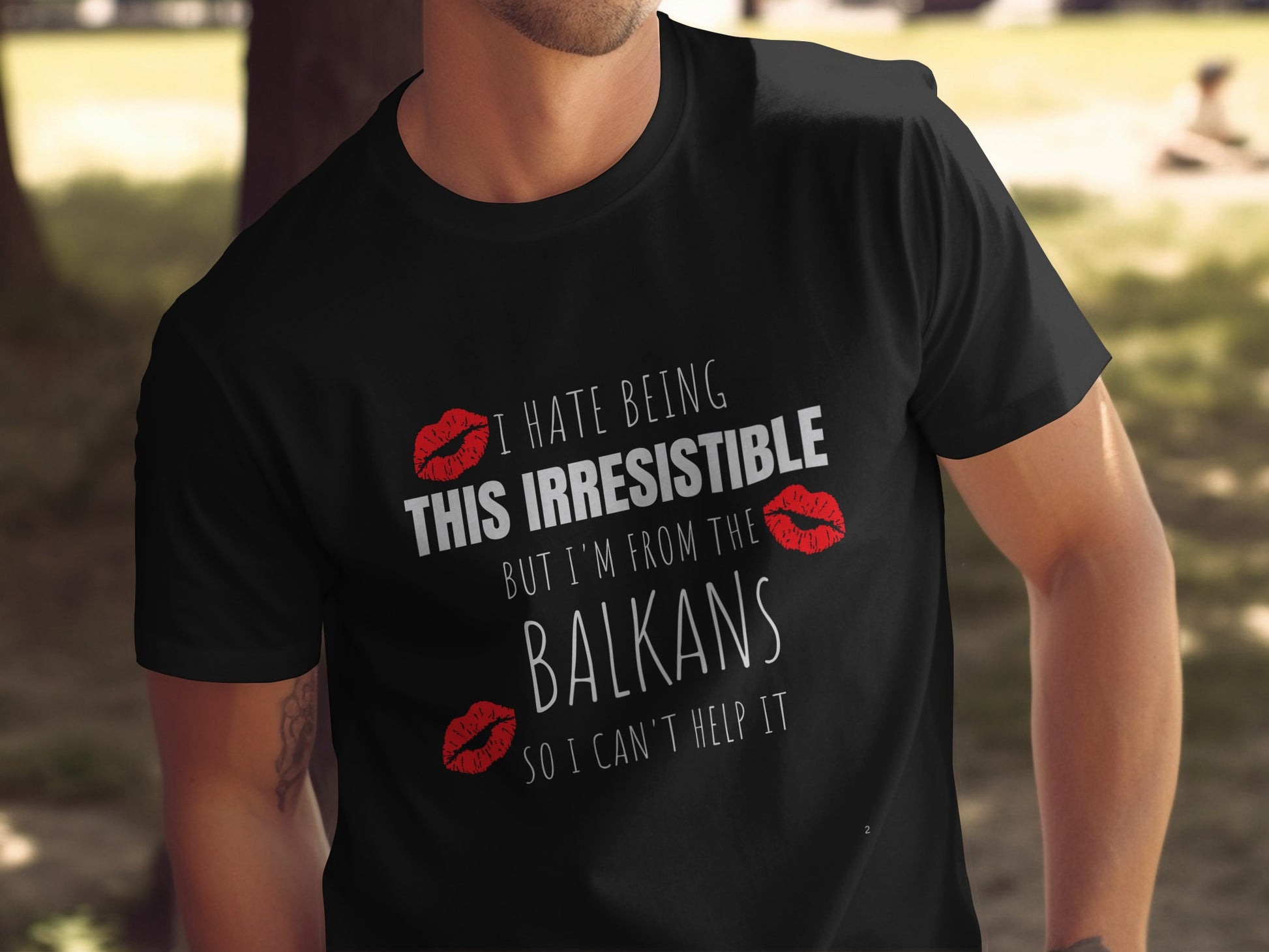 Irresistible Balkans Quote Funny Humor T-Shirt product