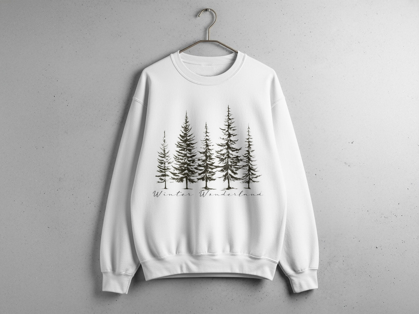 Winter Wonderland Sweater with Forest Design