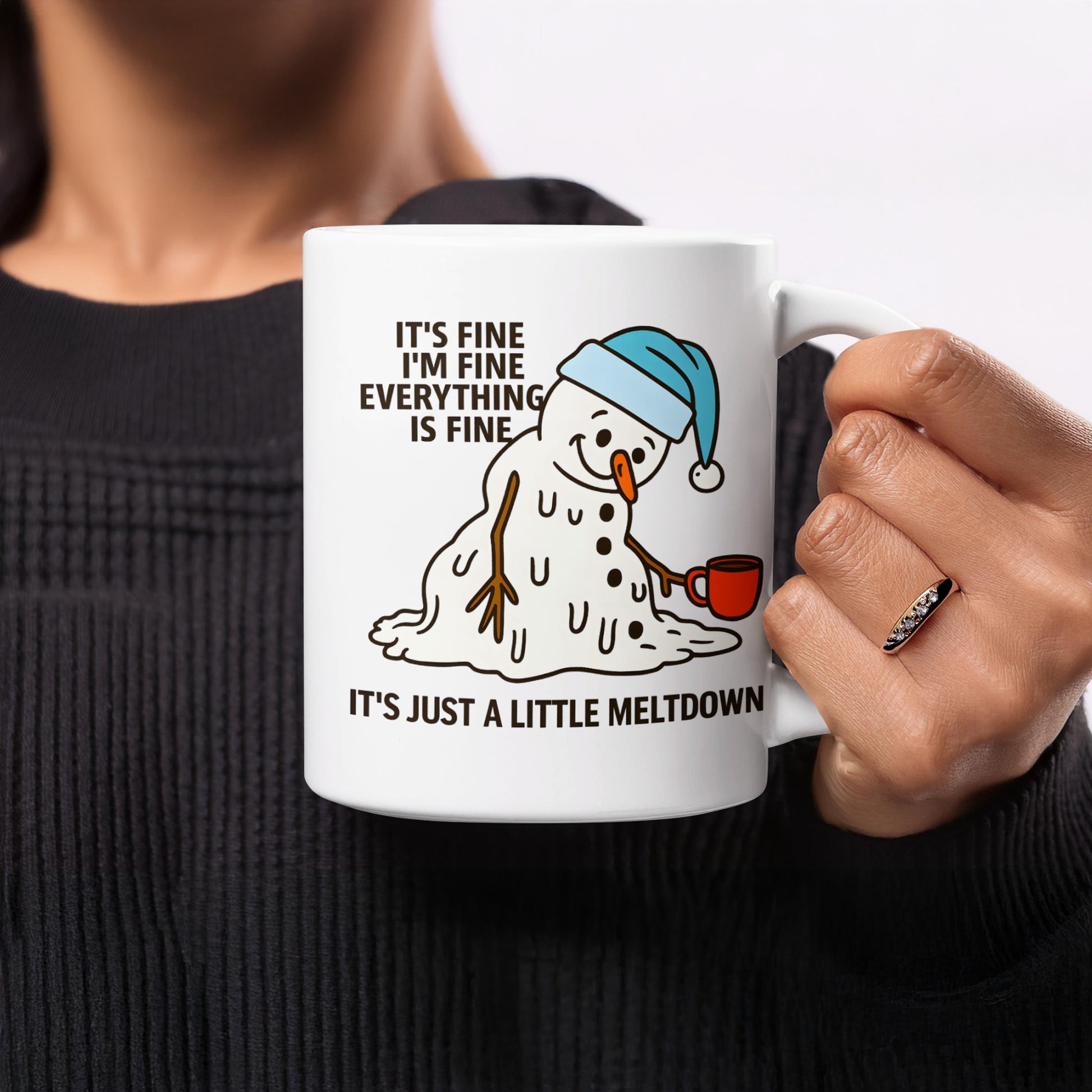 Snowman It's Just a Little Meltdown Mug