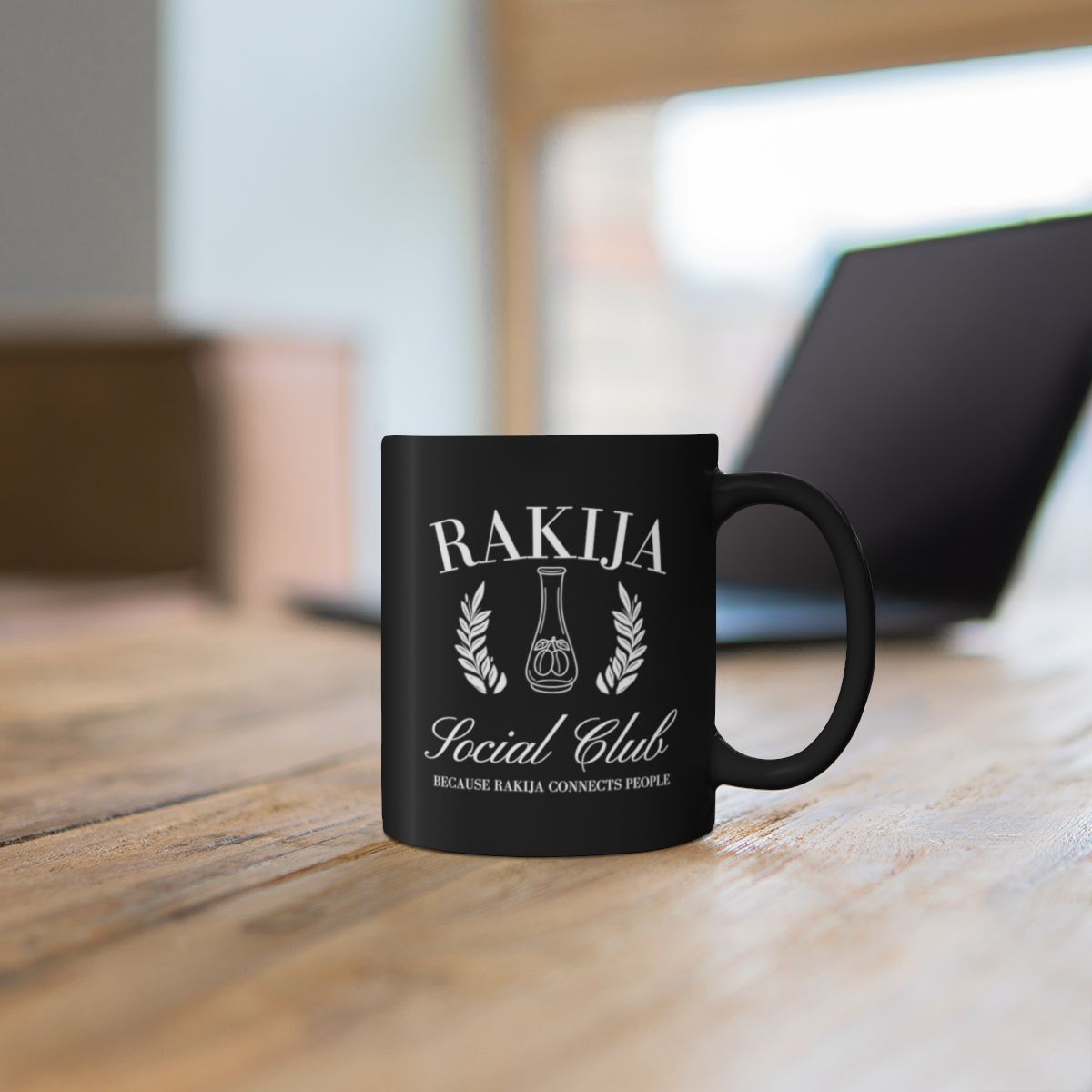 Rakija Social Club Design Mug for Coffee and Tea Lovers