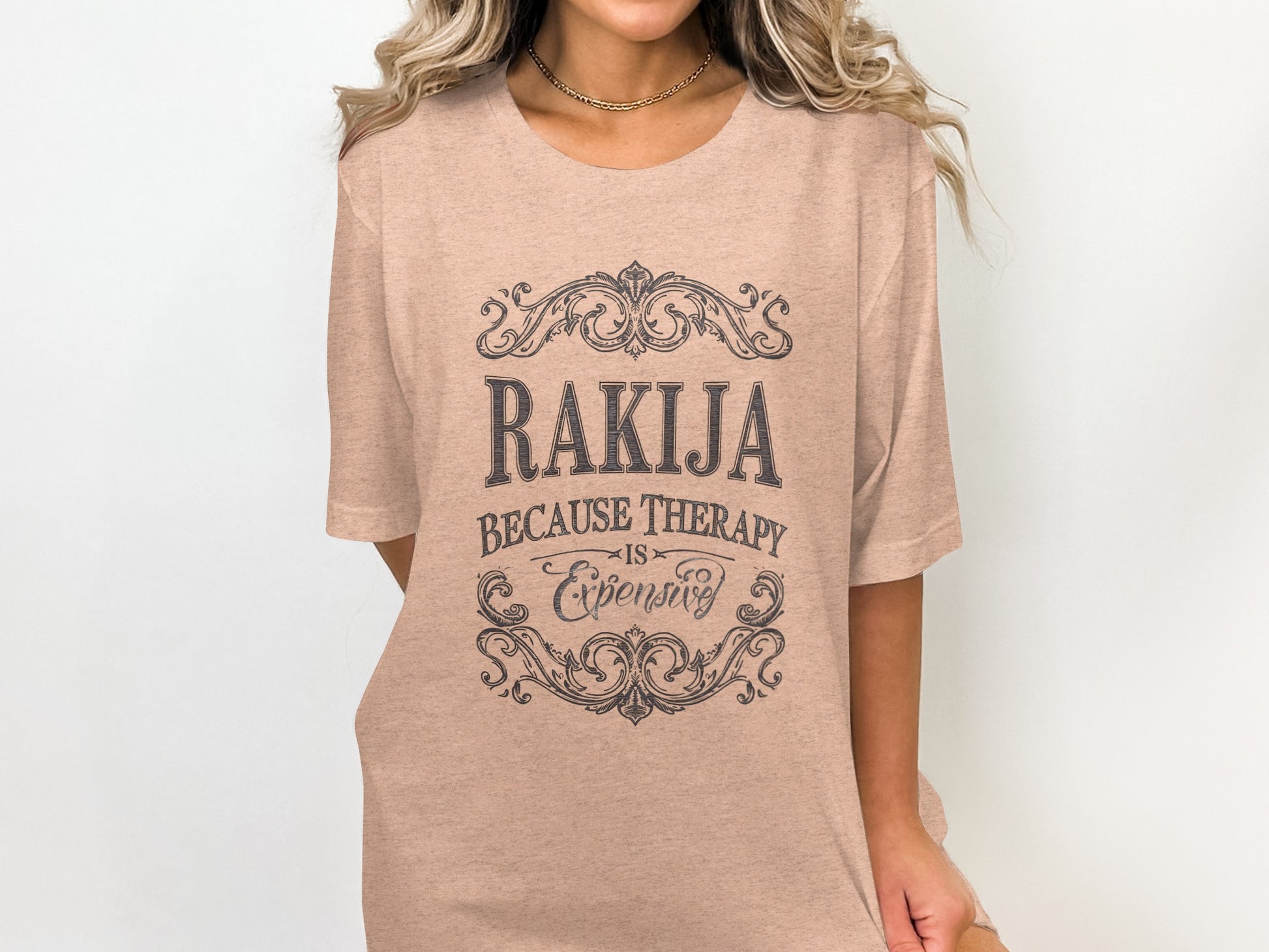 Rakija Because Therapy is Expensive T-shirt product