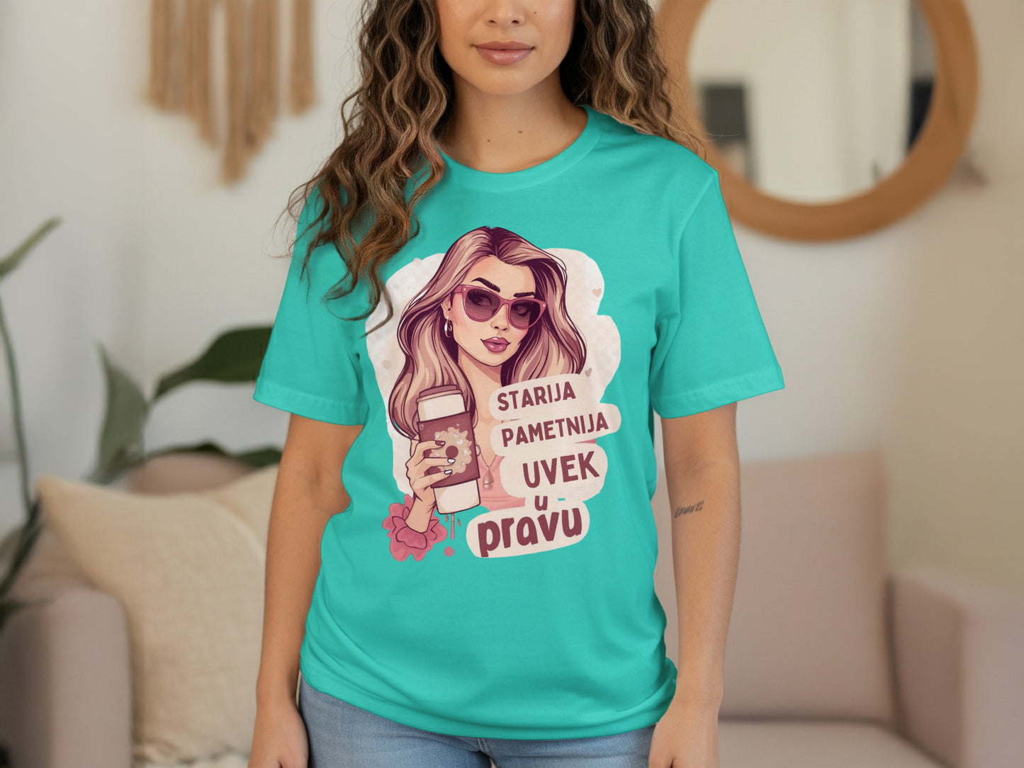 Stylish graphic tee with cool illustrated design