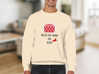 Raised On Sarma and Ajvar Graphic Sweatshirt product
