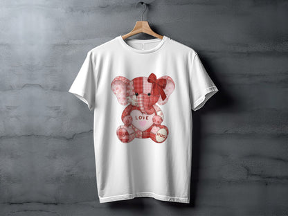 Cute Teddy Bear Love and Hugs Graphic T-shirt Product