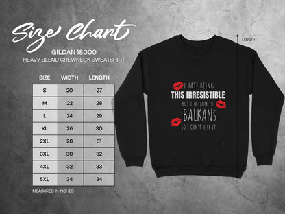 Irresistible Balkans Crewneck Sweatshirt Product