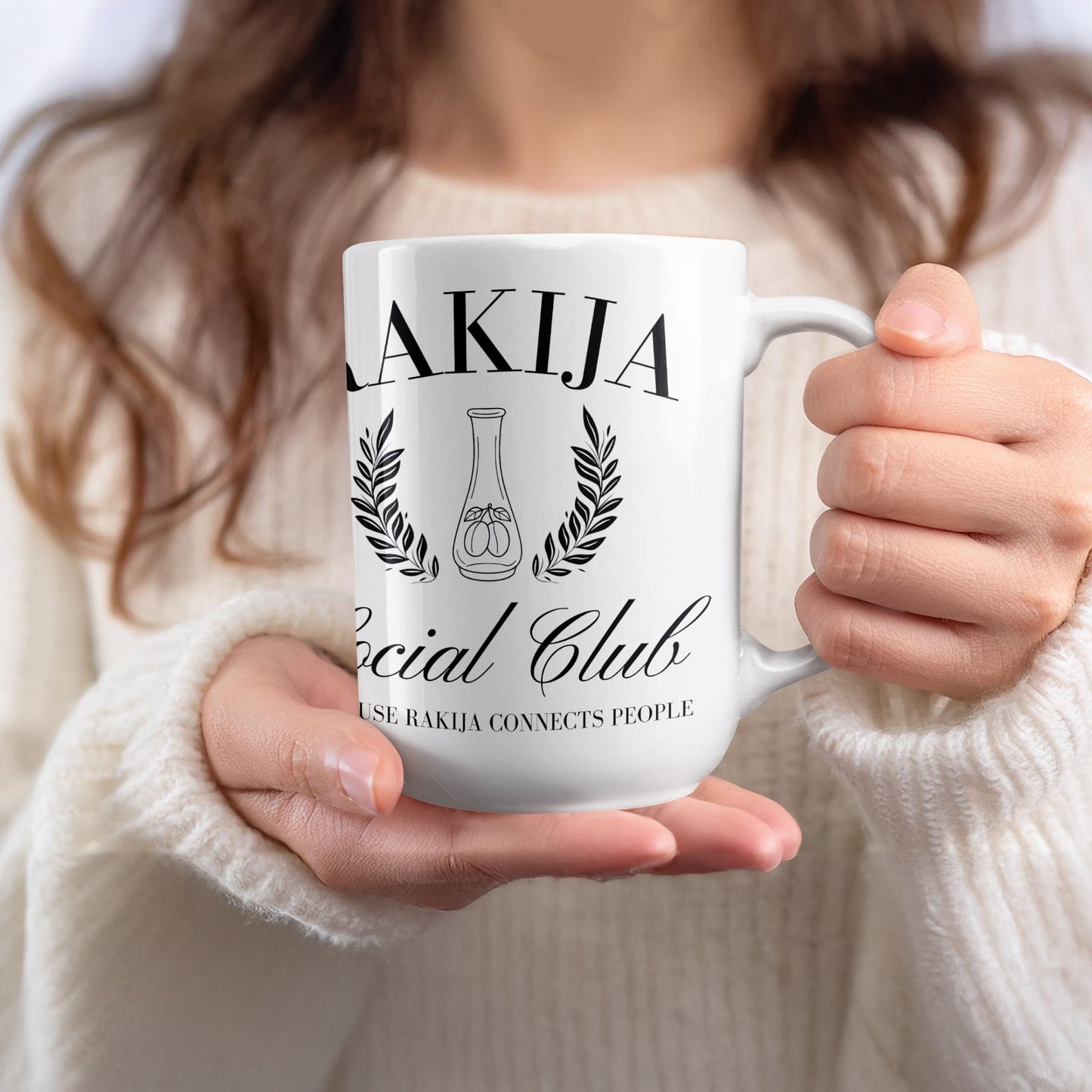 Rakija Social Club Connects People Mug