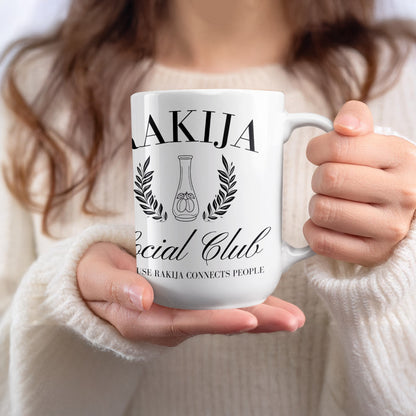 Rakija Social Club Connects People Mug