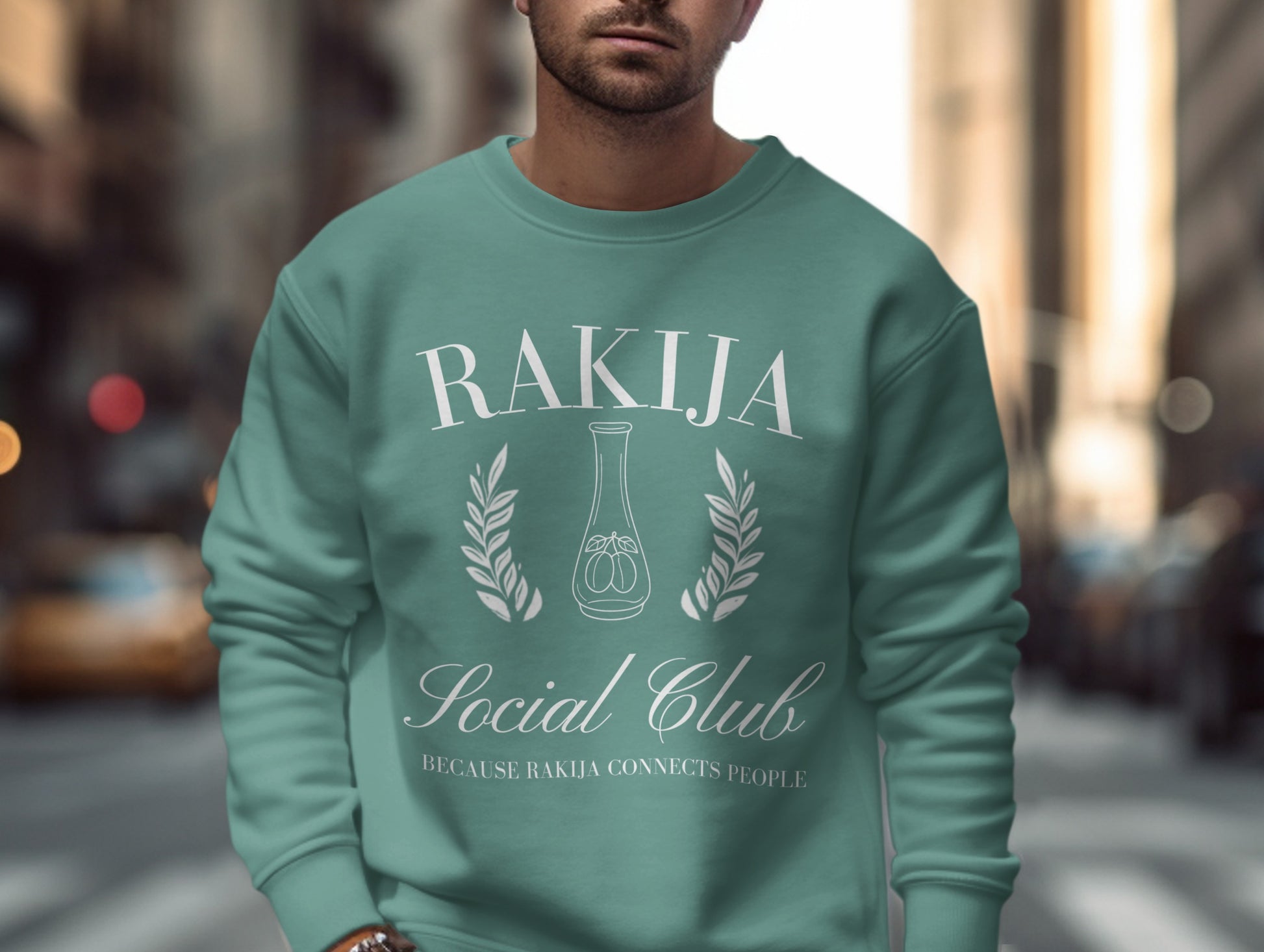 Rakija Social Club Sweatshirt Perfect for Casual Wear