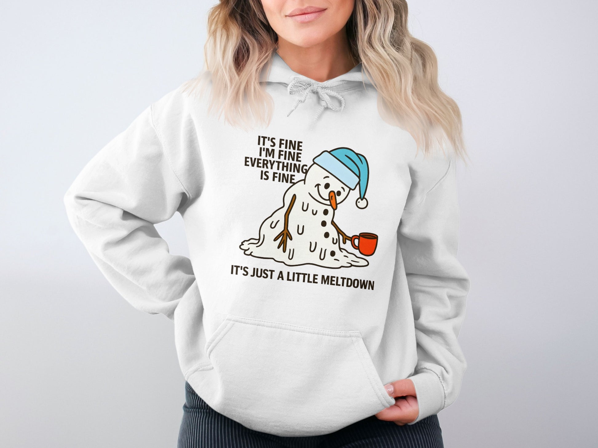 It's Fine I'm Fine Everything Is Fine Hoodie