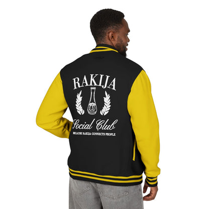 Rakija Social Club Varsity Jacket with Bold Design