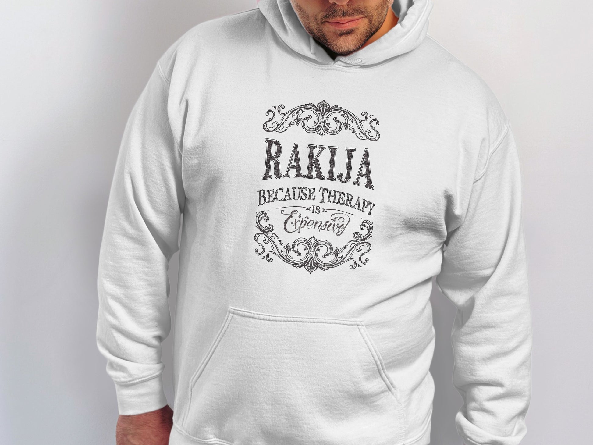 Rakija Because Therapy Is Expensive Hoodie product