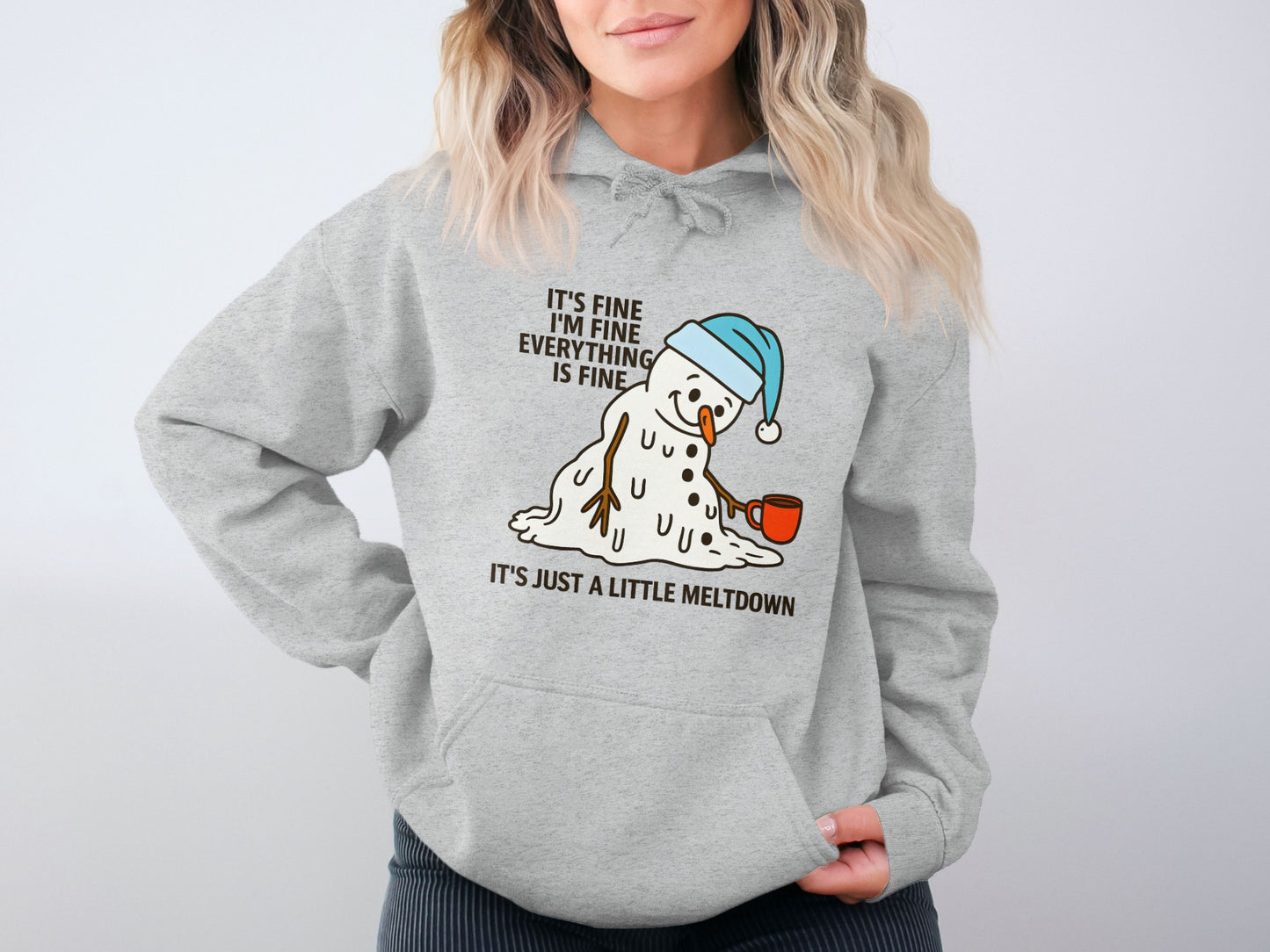 It's Fine I'm Fine Everything Is Fine Hoodie