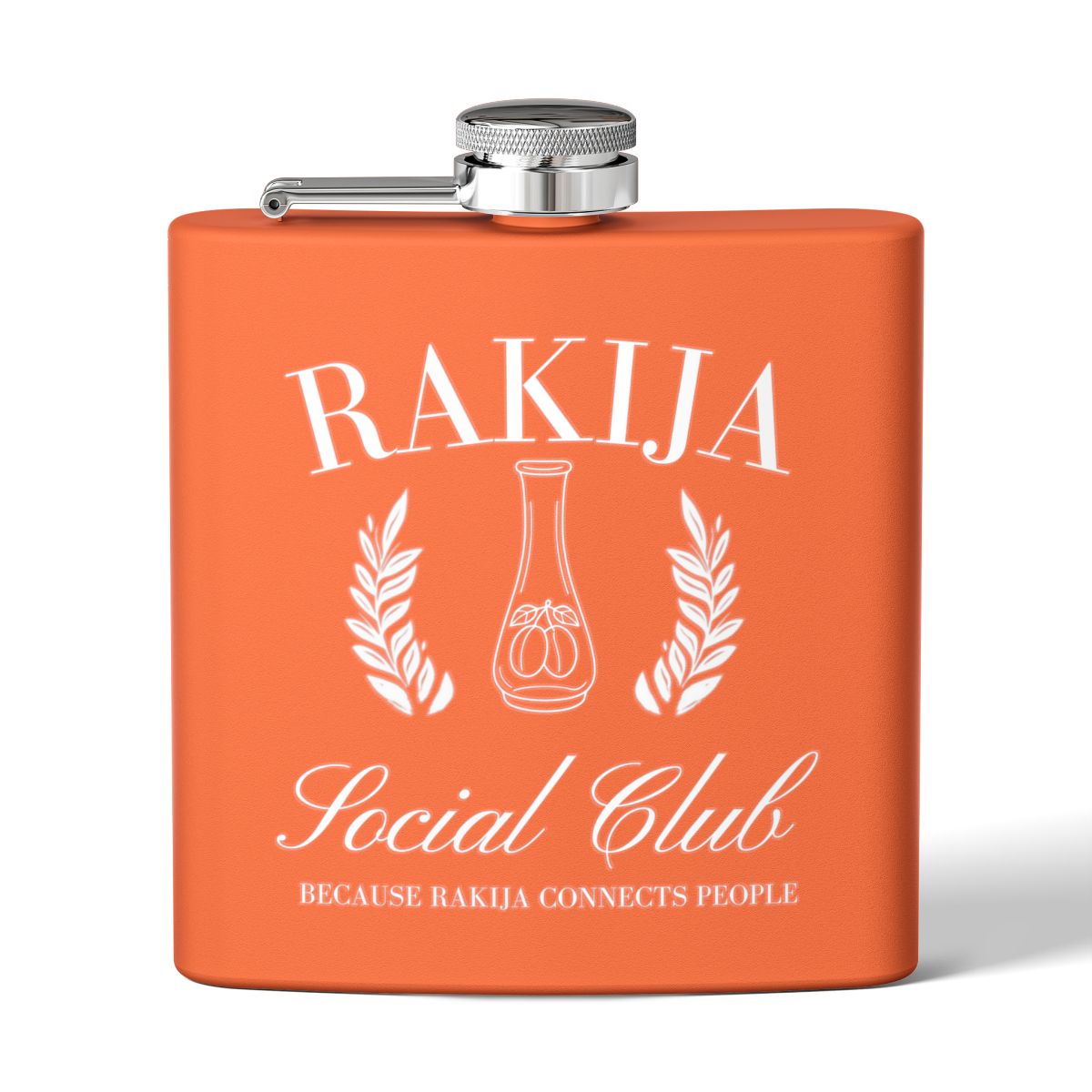 RAKIJA Social Club Flask Because Rakija Connects People