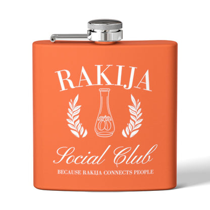 RAKIJA Social Club Flask Because Rakija Connects People