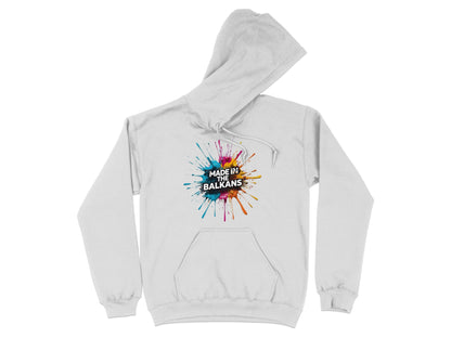 Made In The Balkans White Colorful Splash Design product type