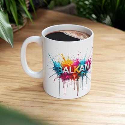 BALKAN Splash Coffee Colorful Paint Splatter Mug product type