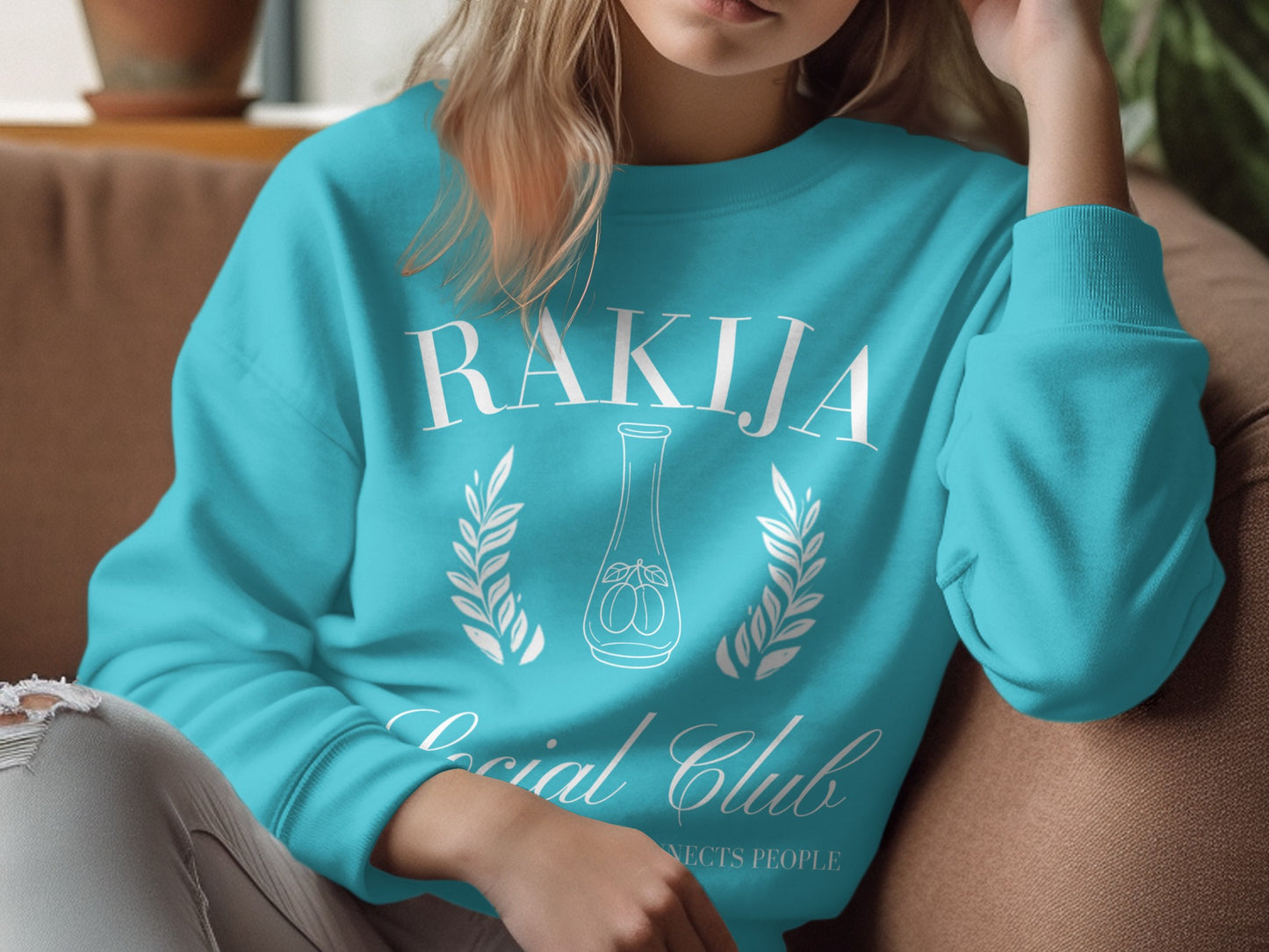 Rakija Social Club Sweatshirt for Social Gatherings