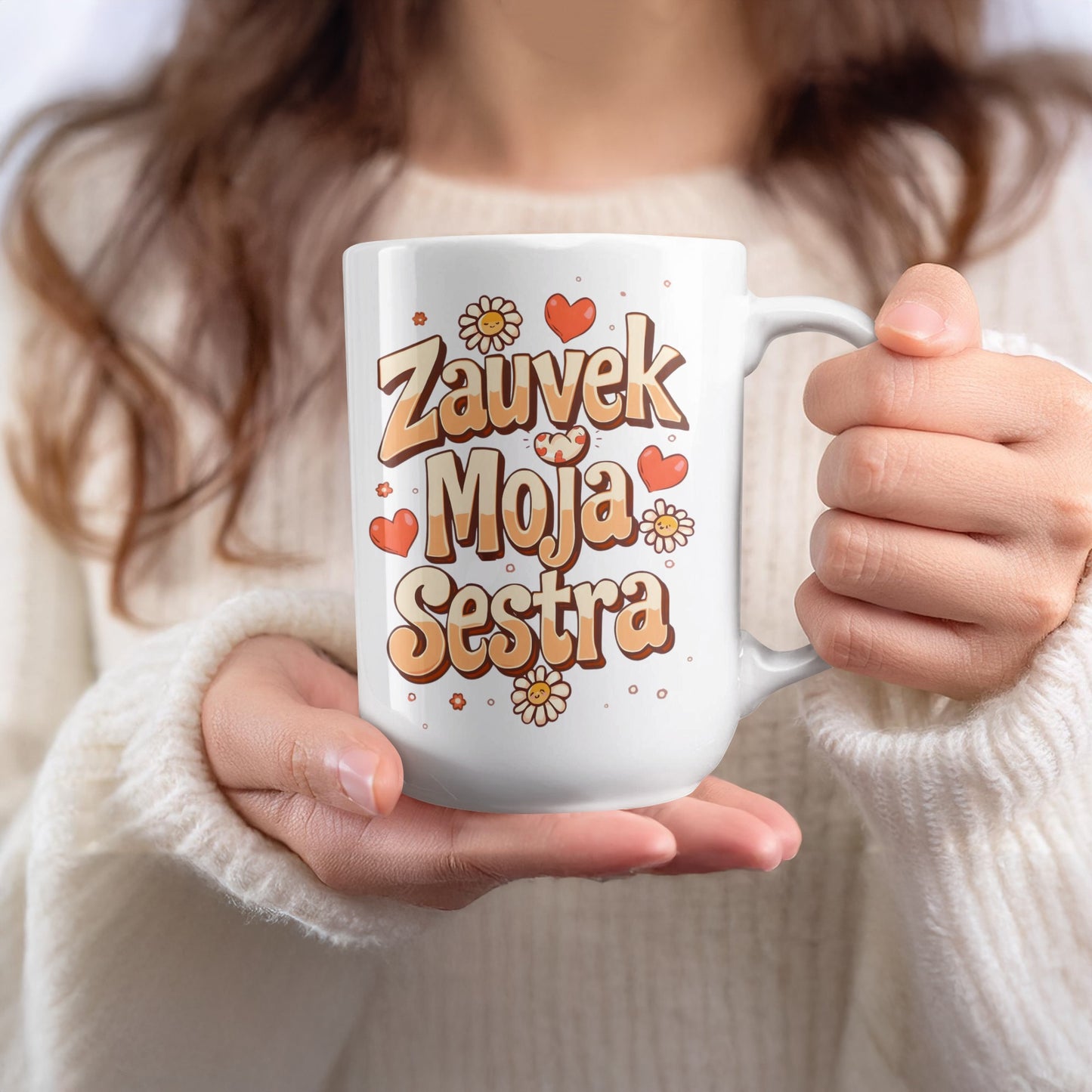 Zauvek Moja Sestra Decorative Mug Gift for Sister