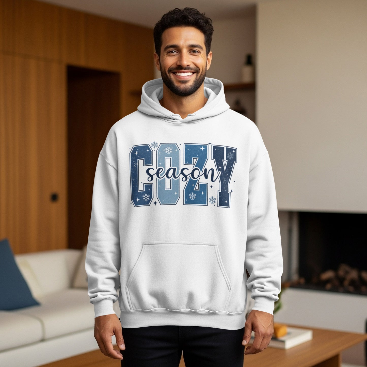 Cozy Season White Hoodie for Comfortable Moments