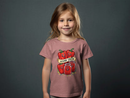 Ajvar Crew Illustrated Kids T-Shirt product type