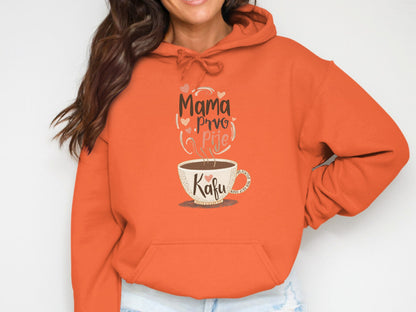 Mama Pije Kafu Graphic Design Hoodie