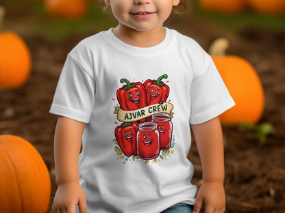 Funny Ajvar Crew Bell Peppers Graphic Kids Shirt product