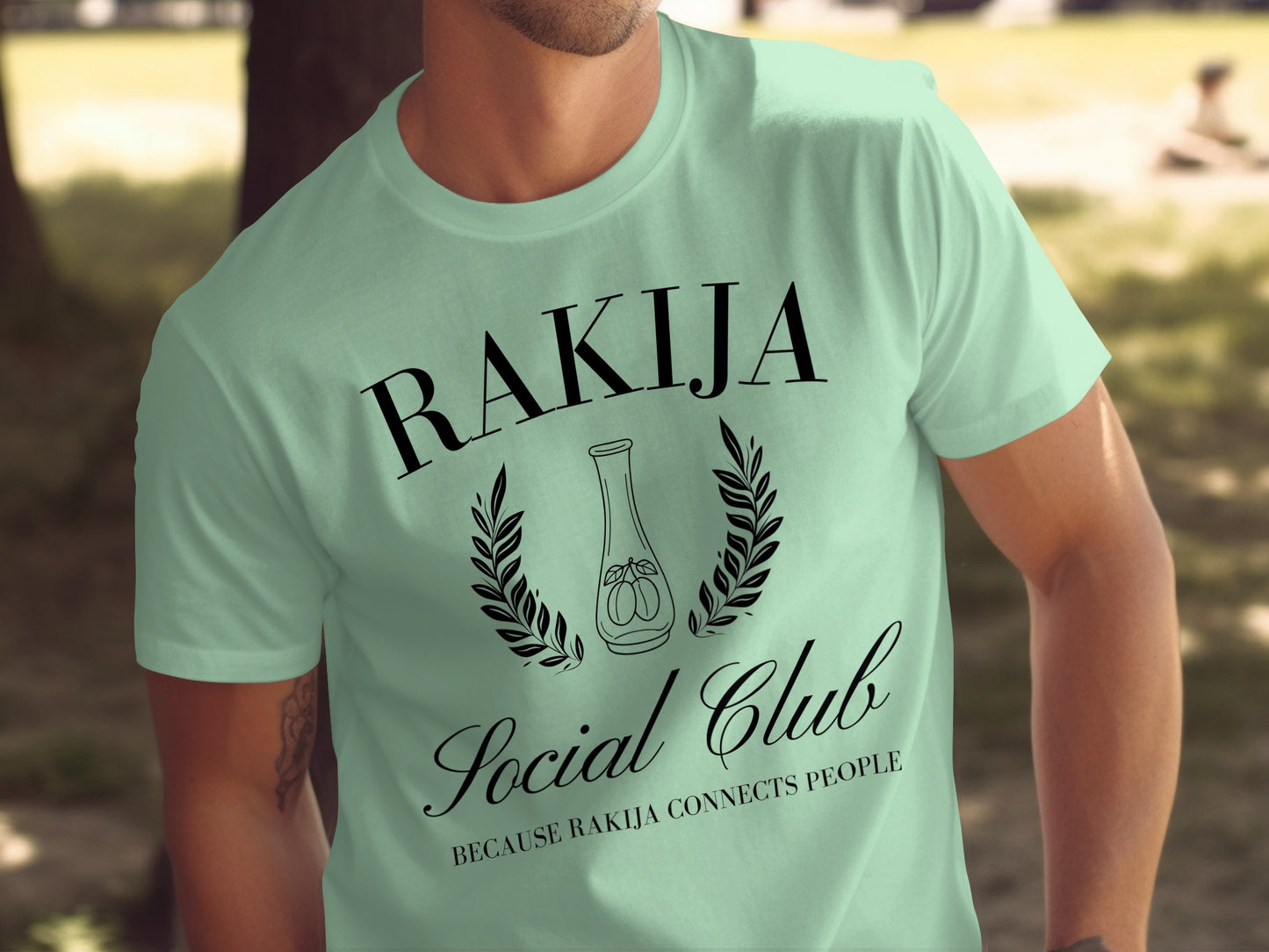 Rakija Social Club T-Shirt Because It Connects People