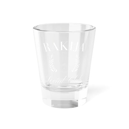 RAKIJA Social Club Glass Engraved Shot Glass Product
