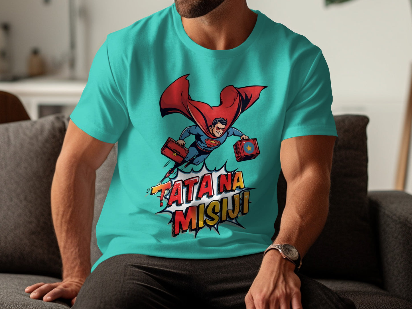 TATA NA MISIJI Graphic T-shirt for Super Cool Dads