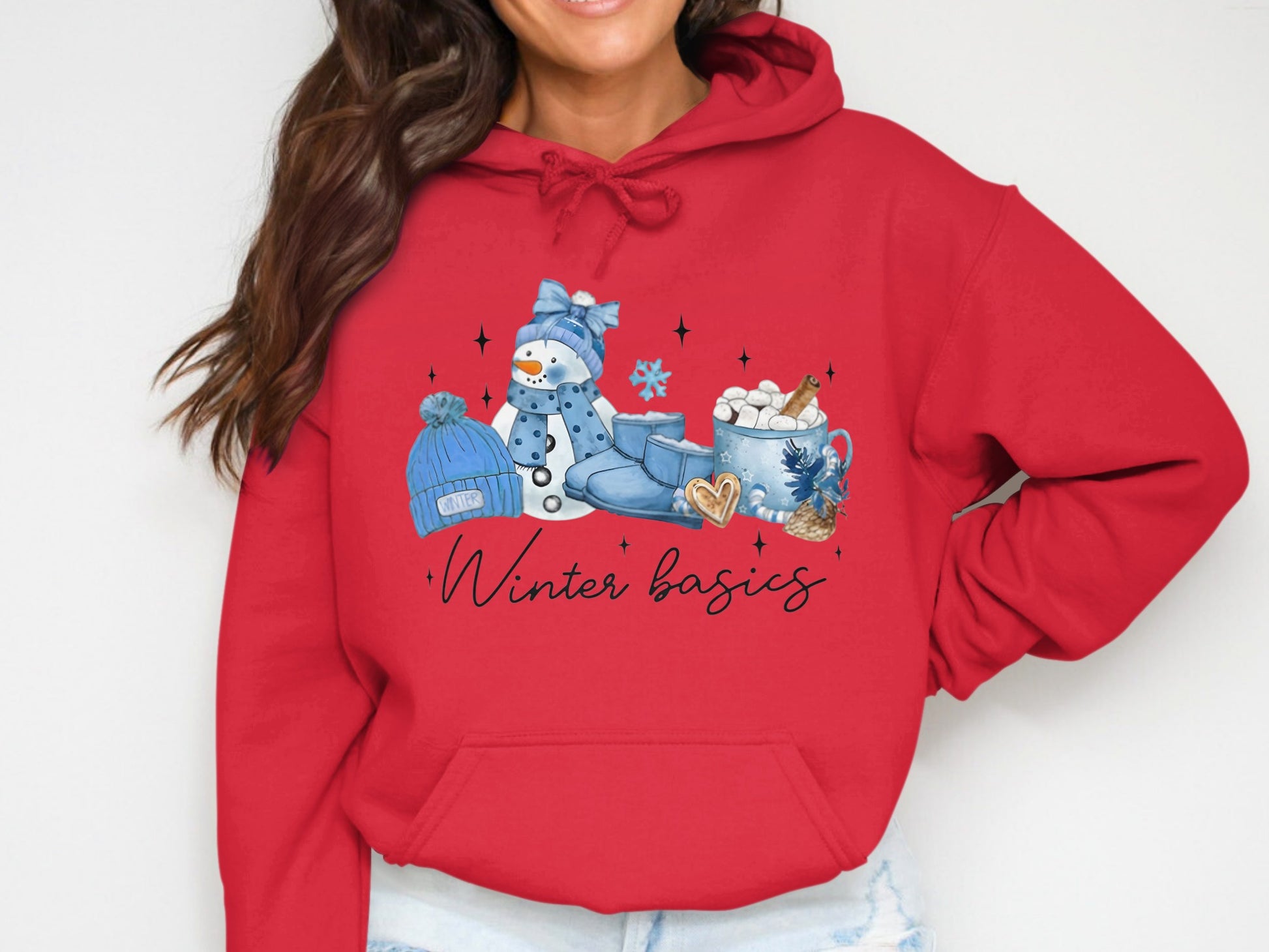 Cozy Winter Basics Design Hoodie