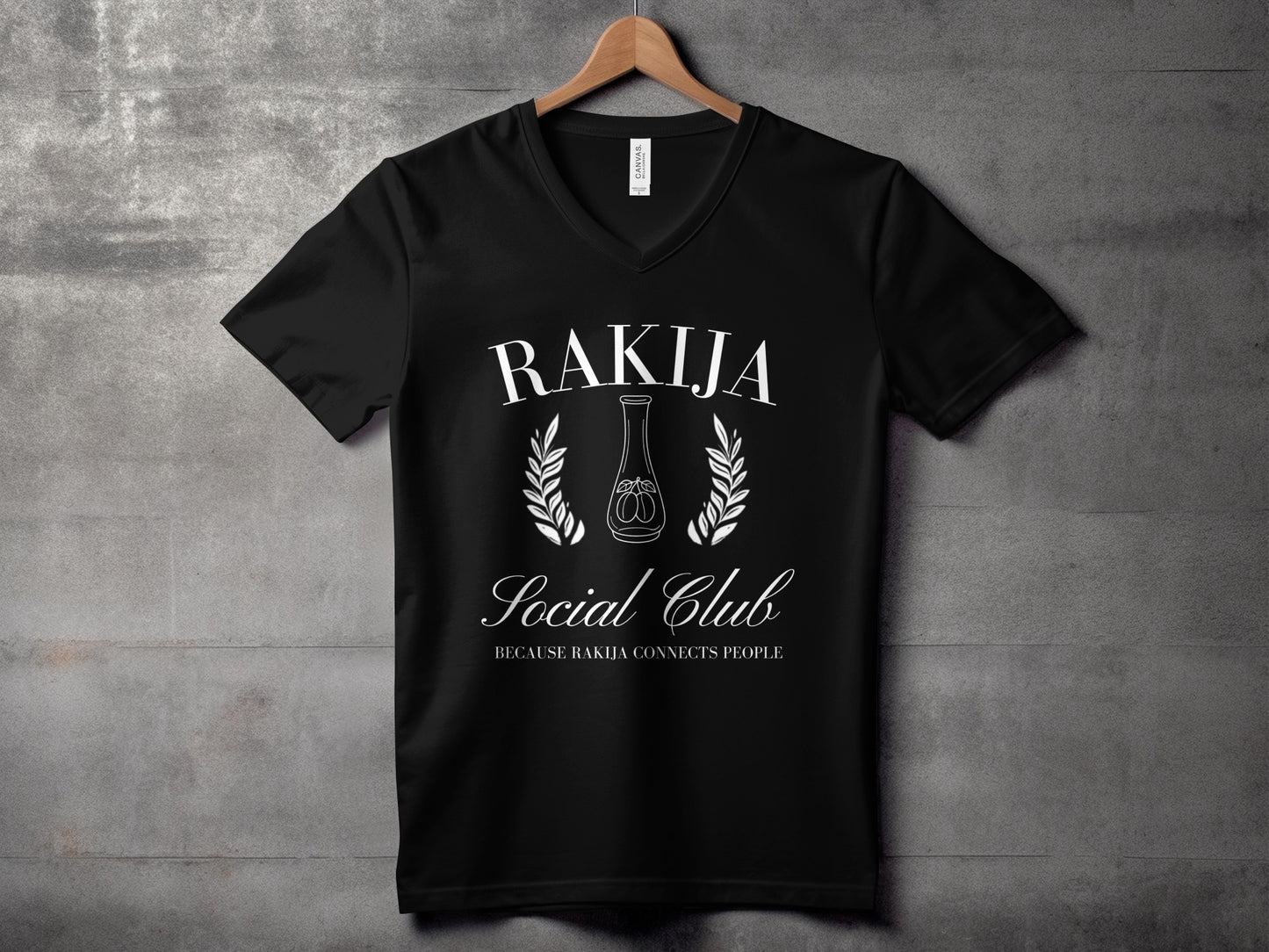 Rakija Social Club Because Rakija Connects People T-Shirt