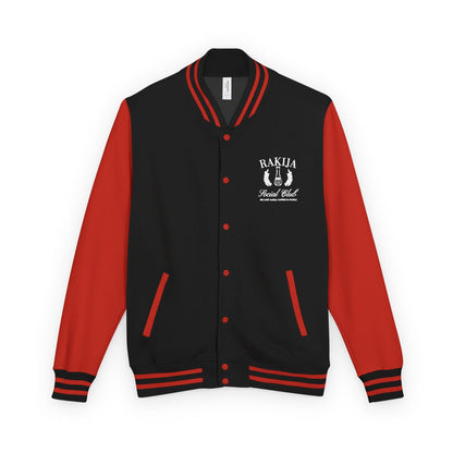 Rakija Social Club Black and Red Varsity Jacket