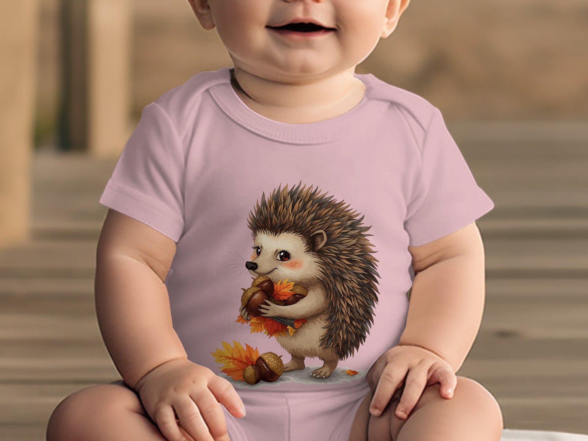 Adorable Hedgehog Baby Romper Cute Infant Bodysuit product type