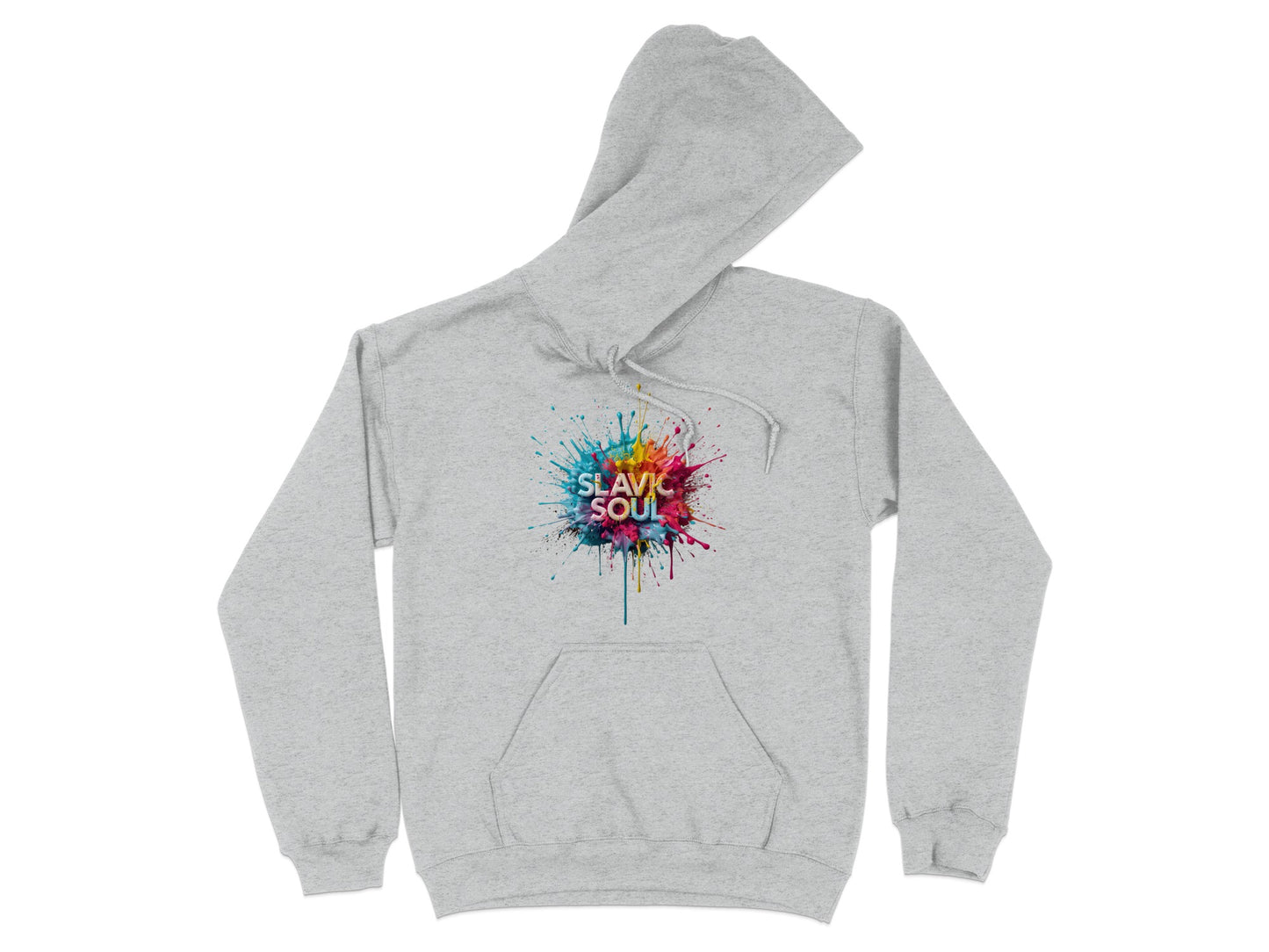 Slavic Soul Colorful Paint Splash Hoodie product type