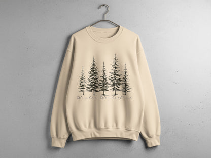 Winter Wonderland Graphic Print Sweatshirt