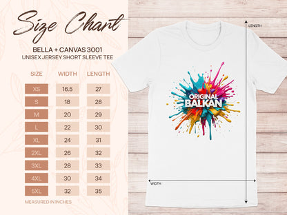 Bella + Canvas 3001 Unisex SS Tee Original Balkan product type