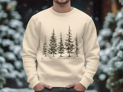 Winter Wonderland Forest Design Sweater Product