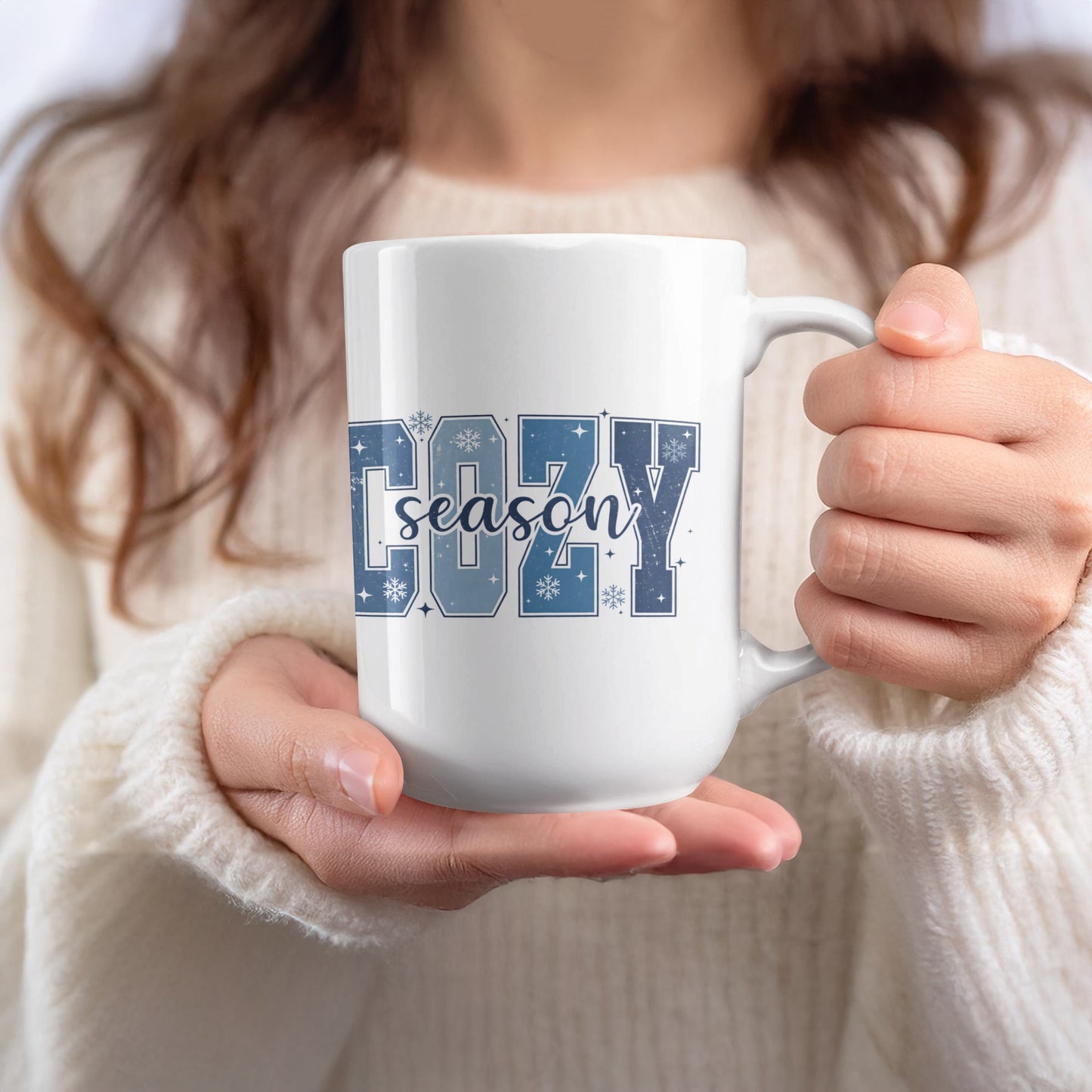 Cozy Season Winter Theme Design Coffee Mug