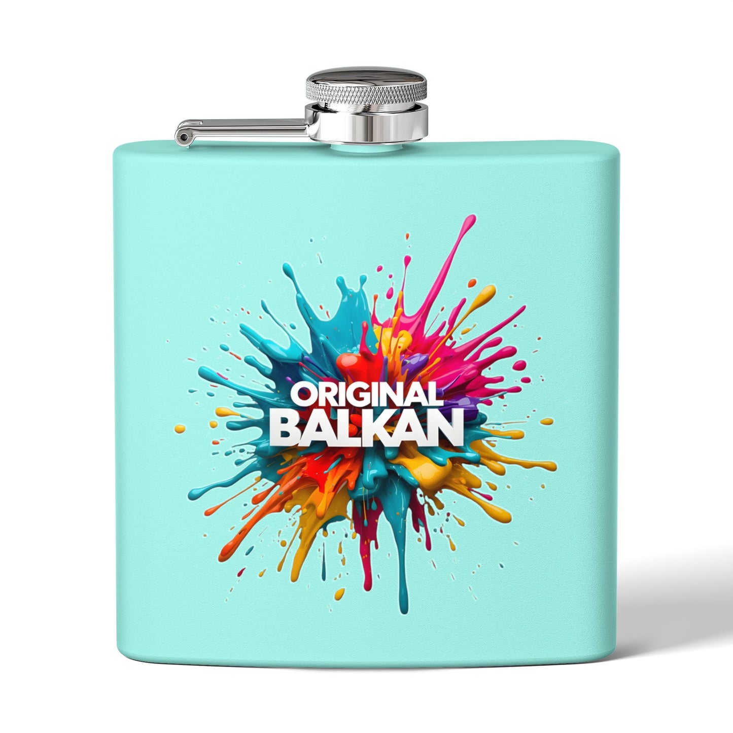 Original Balkan Colorful Paint Splatter Flask product type