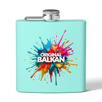 Original Balkan Colorful Paint Splatter Flask product type