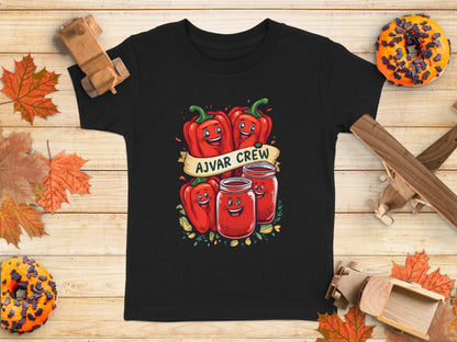 Fun Pepper Characters Ajvar Crew T-Shirt product type