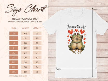 Love is in the Air Cute Frogs T-Shirt