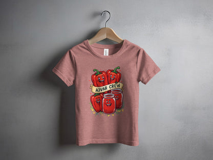 Ajvar Crew Peppers with Jar Design T-Shirt product type