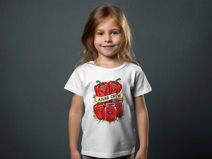 Ajvar Crew Graphic T-shirt for Children Fun Product
