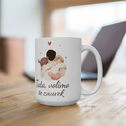 Tata Volimo Te Zauvjek Father's Day Mug Gift